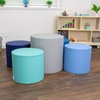 image:imageChildrens Factory CF805329TRQ 5Piece Tranquility Ottoman Set Navy Classroom or Daycare Furniture Kids Preschool Reading Nook Flexible SeatingGrey