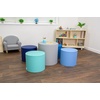 image:imageChildrens Factory CF805329TRQ 5Piece Tranquility Ottoman Set Navy Classroom or Daycare Furniture Kids Preschool Reading Nook Flexible SeatingGrey