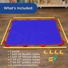 image:imageChildrens Factory Classroom Room Divider Blue Big Screen  WaterResistant Vinyl Room Divider Panel Replacement Privacy Screen for Daycare or Preschool Cantilever Feet Not Included