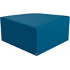 image:imageChildrens Factory Corner Ottoman for Classroom Size Medium Blue  Modular Playroom Seating Easy to Clean WaterResistant PU Leather Surface High Density Foam Flexible Seating ClassroomDeep Water