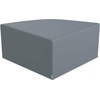 image:imageChildrens Factory Corner Ottoman for Classroom Size Medium Blue  Modular Playroom Seating Easy to Clean WaterResistant PU Leather Surface High Density Foam Flexible Seating ClassroomFog Blue