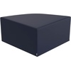 image:imageChildrens Factory Corner Ottoman for Classroom Size Medium Blue  Modular Playroom Seating Easy to Clean WaterResistant PU Leather Surface High Density Foam Flexible Seating ClassroomNavy