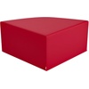 image:imageChildrens Factory Corner Ottoman for Classroom Size Medium Blue  Modular Playroom Seating Easy to Clean WaterResistant PU Leather Surface High Density Foam Flexible Seating ClassroomRed