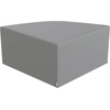 image:imageChildrens Factory Corner Ottoman for Classroom Size Medium Blue  Modular Playroom Seating Easy to Clean WaterResistant PU Leather Surface High Density Foam Flexible Seating ClassroomGrey