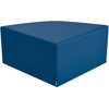 image:imageChildrens Factory Corner Ottoman for Classroom Size Medium Blue  Modular Playroom Seating Easy to Clean WaterResistant PU Leather Surface High Density Foam Flexible Seating ClassroomBlue