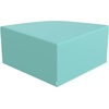 image:imageChildrens Factory Corner Ottoman for Classroom Size Medium Blue  Modular Playroom Seating Easy to Clean WaterResistant PU Leather Surface High Density Foam Flexible Seating ClassroomAqua