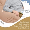 image:imageChildrens Factory Cozy Chair and Ottoman Set Flexible Seating Classroom Furniture Comfy Kids Chairs Deep Water BlueAlmond