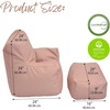 image:imageChildrens Factory Cozy Chair and Ottoman Set Flexible Seating Classroom Furniture Comfy Kids Chairs Deep Water BlueClay