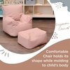 image:imageChildrens Factory Cozy Chair and Ottoman Set Flexible Seating Classroom Furniture Comfy Kids Chairs Deep Water BlueClay