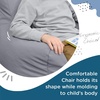 image:imageChildrens Factory Cozy Chair and Ottoman Set Flexible Seating Classroom Furniture Comfy Kids Chairs Deep Water BlueGrey