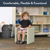 image:imageChildrens Factory Cube Chairs Set4 Woodland CF910047 Classroom Furniture Kids Daycare and Preschool Flexible Seating Toddler Reading ChairCoastal Green