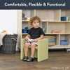 image:imageChildrens Factory Cube Chairs Set4 Woodland CF910047 Classroom Furniture Kids Daycare and Preschool Flexible Seating Toddler Reading ChairFern