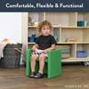 image:imageChildrens Factory Cube Chairs Set4 Woodland CF910047 Classroom Furniture Kids Daycare and Preschool Flexible Seating Toddler Reading ChairGreen