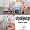 image:imageChildrens Factory Cube Chairs Set4 Woodland CF910047 Classroom Furniture Kids Daycare and Preschool Flexible Seating Toddler Reading ChairGrey