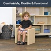 image:imageChildrens Factory Cube Chairs Set4 Woodland CF910047 Classroom Furniture Kids Daycare and Preschool Flexible Seating Toddler Reading ChairSand