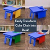 image:imageChildrens Factory Cube Chairs Set4 Woodland CF910047 Classroom Furniture Kids Daycare and Preschool Flexible Seating Toddler Reading ChairYellow