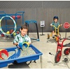 image:imageChildrens Factory Double Water Table Table 18 Height  Sandbox with Locking Casters for Indoor or Outdoor Use RustResistant Sensory Bin for Classrooms Preschools and DaycaresTable