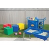 image:imageChildrens Factory Double Water Table Table 18 Height  Sandbox with Locking Casters for Indoor or Outdoor Use RustResistant Sensory Bin for Classrooms Preschools and DaycaresTable