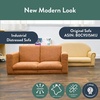 image:imageChildrens Factory Flexible Seating Classroom Set Chair and Sofa Brown  2in1 Adjustible Height Classroom Furniture WaterResistant Vegan Leather Kids Chair and Kids Couch includes 2 LegsBrown
