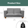 image:imageChildrens Factory Flexible Seating Classroom Set Chair and Sofa Brown  2in1 Adjustible Height Classroom Furniture WaterResistant Vegan Leather Kids Chair and Kids Couch includes 2 LegsGrey