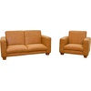 image:imageChildrens Factory Flexible Seating Classroom Set Chair and Sofa Brown  2in1 Adjustible Height Classroom Furniture WaterResistant Vegan Leather Kids Chair and Kids Couch includes 2 LegsBrown