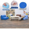 image:imageChildrens Factory Flexible Seating Classroom Set Rainbow Set of 4  Easy to Clean WaterResistant Vegan Leather Kids Chair High Density Foam Toddler Chair for Preschool Daycare or PlayroomsWoodland