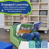 image:imageChildrens Factory Flexible Seating Classroom Set Rainbow Set of 4  Easy to Clean WaterResistant Vegan Leather Kids Chair High Density Foam Toddler Chair for Preschool Daycare or PlayroomsRainbow  Set of 3