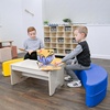 image:imageChildrens Factory Happy Rocker Flexible Classroom Seating Active Seating for Young Learners Banana Chairs for Kids YellowBlue