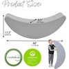 image:imageChildrens Factory Happy Rocker Flexible Classroom Seating Active Seating for Young Learners Banana Chairs for Kids YellowGrey