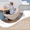 image:imageChildrens Factory Happy Rocker Flexible Classroom Seating Active Seating for Young Learners Banana Chairs for Kids YellowSand