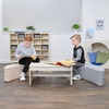 image:imageChildrens Factory Happy Rocker Flexible Classroom Seating Active Seating for Young Learners Banana Chairs for Kids YellowSand