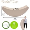 image:imageChildrens Factory Happy Rocker Flexible Classroom Seating Active Seating for Young Learners Banana Chairs for Kids YellowSand