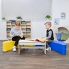 image:imageChildrens Factory Happy Rocker Flexible Classroom Seating Active Seating for Young Learners Banana Chairs for Kids YellowYellow