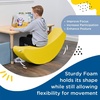 image:imageChildrens Factory Happy Rocker Flexible Classroom Seating Active Seating for Young Learners Banana Chairs for Kids YellowYellow