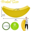 image:imageChildrens Factory Happy Rocker Flexible Classroom Seating Active Seating for Young Learners Banana Chairs for Kids YellowYellow