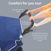 image:imageChildrens Factory Infant Toddler SureStop Folding Commercial ByeBye Stroller 4Passenger Blue