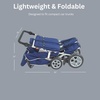image:imageChildrens Factory Infant Toddler SureStop Folding Commercial ByeBye Stroller 4Passenger Blue