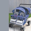 image:imageChildrens Factory Infant Toddler SureStop Folding Commercial ByeBye Stroller 4Passenger Blue