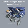 image:imageChildrens Factory Infant Toddler SureStop Folding Commercial ByeBye Stroller 4Passenger Blue