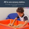 image:imageChildrens Factory Large Sensory Table Lid for Kids Preschool Daycare Classroom Indoor and Outdoor Play Red 36 x 24 in18 Height Table