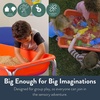 image:imageChildrens Factory Large Sensory Table Lid for Kids Preschool Daycare Classroom Indoor and Outdoor Play Red 36 x 24 in18 Height Table