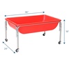 image:imageChildrens Factory Large Sensory Table Lid for Kids Preschool Daycare Classroom Indoor and Outdoor Play Red 36 x 24 in18 Height Table