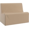 image:imageChildrens Factory Medium Contour Sofa MixandMatch Kids Chairs Sofas Corner Ottomans and Cubes FoamFilled and WaterResistant Flexible Seating for Classroom Elementary Gray Kids CouchSand