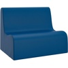 image:imageChildrens Factory Medium Contour Sofa MixandMatch Kids Chairs Sofas Corner Ottomans and Cubes FoamFilled and WaterResistant Flexible Seating for Classroom Elementary Gray Kids CouchBlue