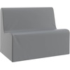 image:imageChildrens Factory Medium Contour Sofa MixandMatch Kids Chairs Sofas Corner Ottomans and Cubes FoamFilled and WaterResistant Flexible Seating for Classroom Elementary Gray Kids CouchGrey