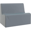 image:imageChildrens Factory Medium Contour Sofa MixandMatch Kids Chairs Sofas Corner Ottomans and Cubes FoamFilled and WaterResistant Flexible Seating for Classroom Elementary Gray Kids CouchFog Blue
