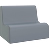 image:imageChildrens Factory Medium Contour Sofa MixandMatch Kids Chairs Sofas Corner Ottomans and Cubes FoamFilled and WaterResistant Flexible Seating for Classroom Elementary Gray Kids CouchFog Blue