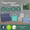 image:imageChildrens Factory Medium Contour Sofa MixandMatch Kids Chairs Sofas Corner Ottomans and Cubes FoamFilled and WaterResistant Flexible Seating for Classroom Elementary Gray Kids CouchSage