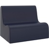 image:imageChildrens Factory Medium Contour Sofa MixandMatch Kids Chairs Sofas Corner Ottomans and Cubes FoamFilled and WaterResistant Flexible Seating for Classroom Elementary Gray Kids CouchNavy