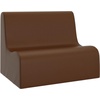 image:imageChildrens Factory Medium Contour Sofa MixandMatch Kids Chairs Sofas Corner Ottomans and Cubes FoamFilled and WaterResistant Flexible Seating for Classroom Elementary Gray Kids CouchWalnut